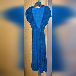 Gap navy blue wrap dress, size XL